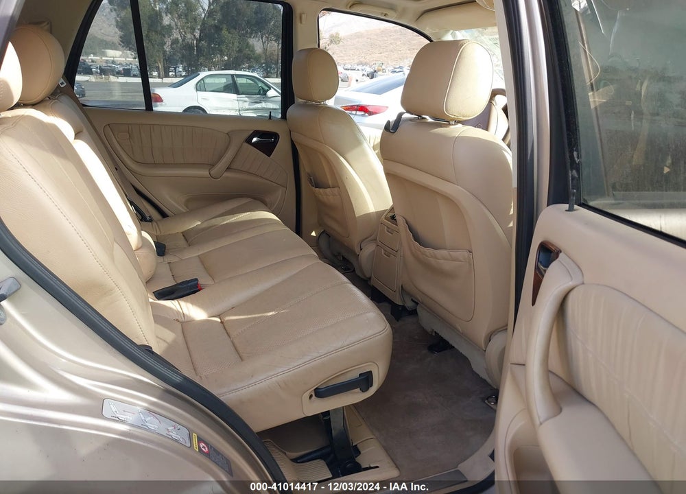 2001 MERCEDES-BENZ ML 320 VIN: 4JGAB54E61A286686