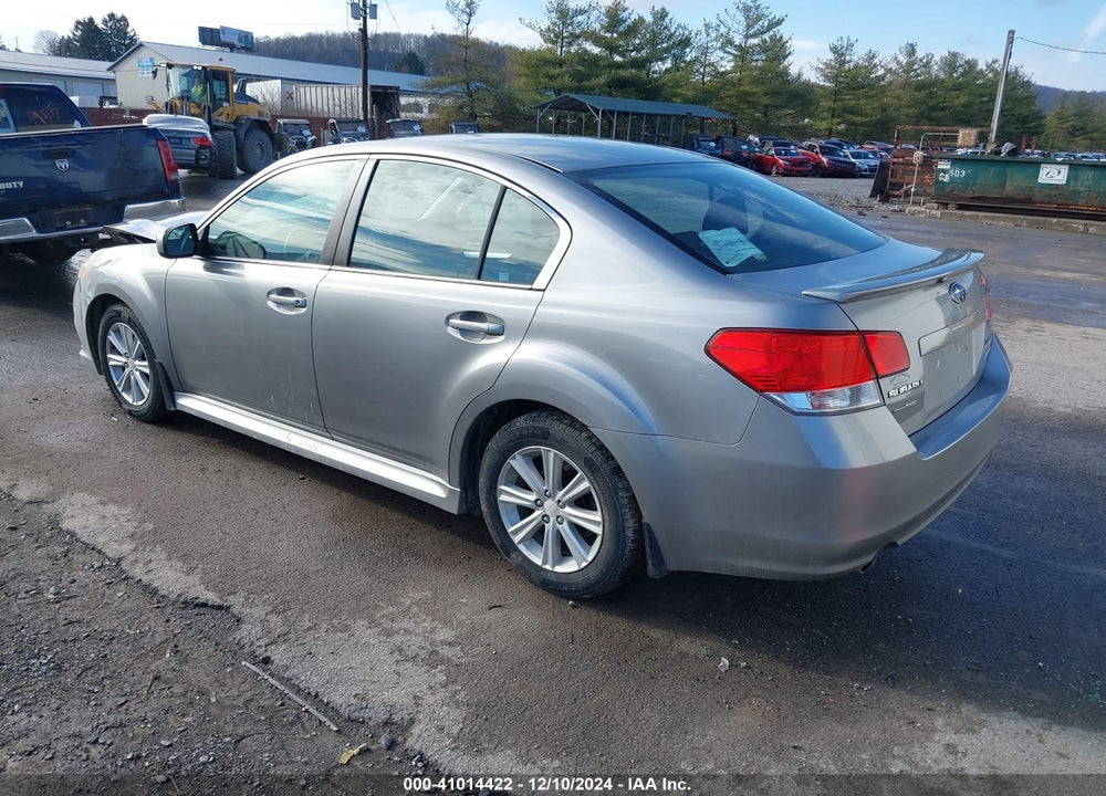 2011 SUBARU LEGACY 2.5I PREMIUM VIN: 4S3BMBC66B3254211