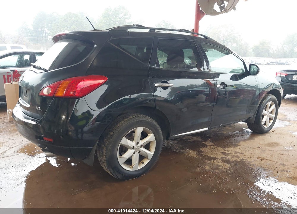 2009 NISSAN MURANO SL VIN: JN8AZ18U29W004041