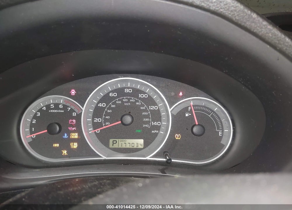 2011 SUBARU IMPREZA WAGON OUTBACK SPORT VIN: JF1GH6D61BH819330