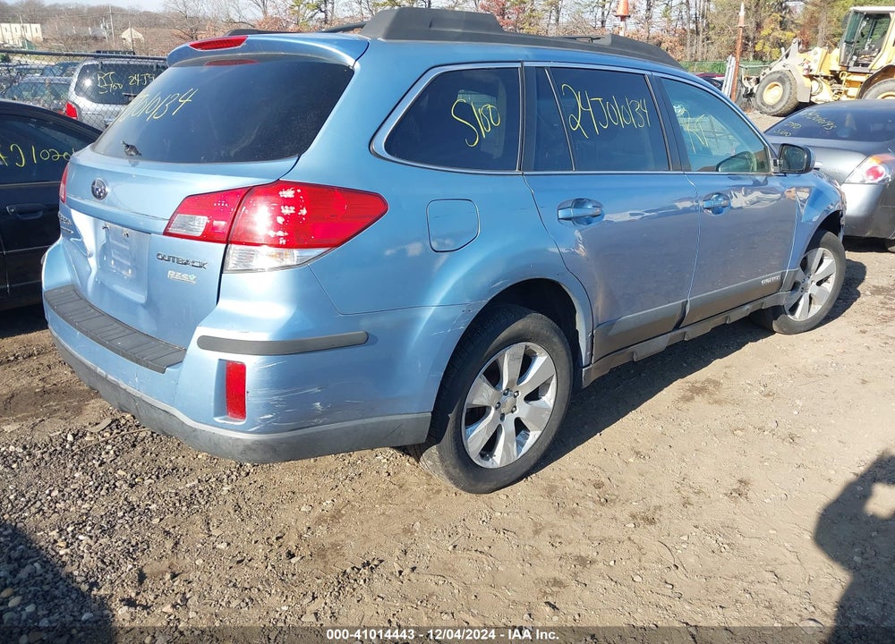 2011 SUBARU OUTBACK 2.5I PREMIUM VIN: 4S4BRBGC7B3380834