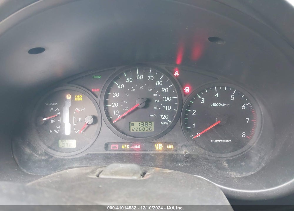 2006 SUBARU IMPREZA 2.5I VIN: JF1GG67676H817912