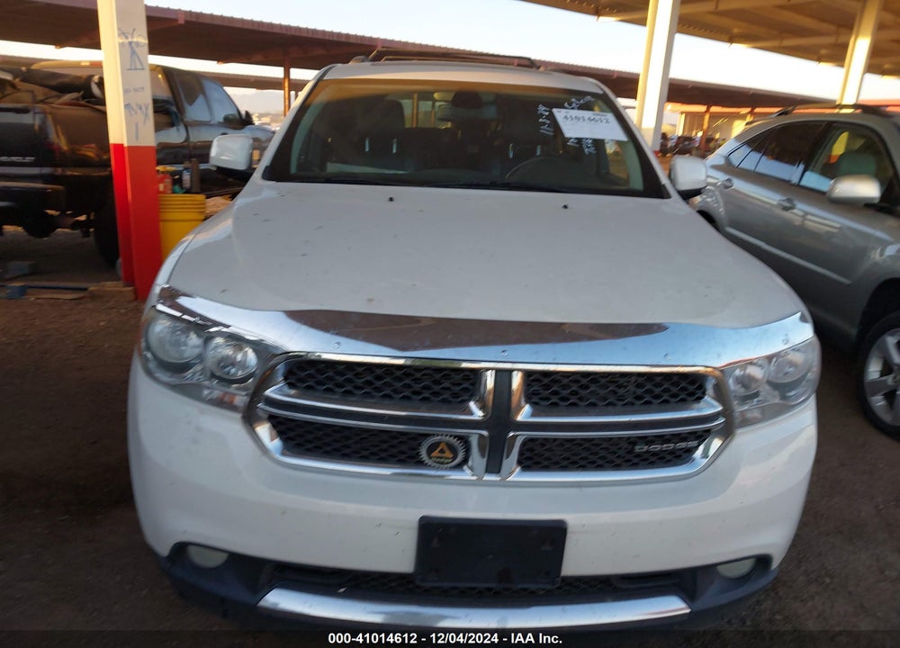 2012 DODGE DURANGO CREW VIN: 1C4RDJDG1CC100619