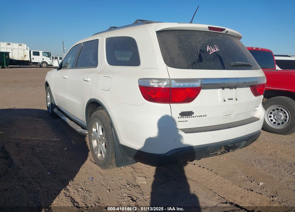 2012 DODGE DURANGO CREW VIN: 1C4RDJDG1CC100619