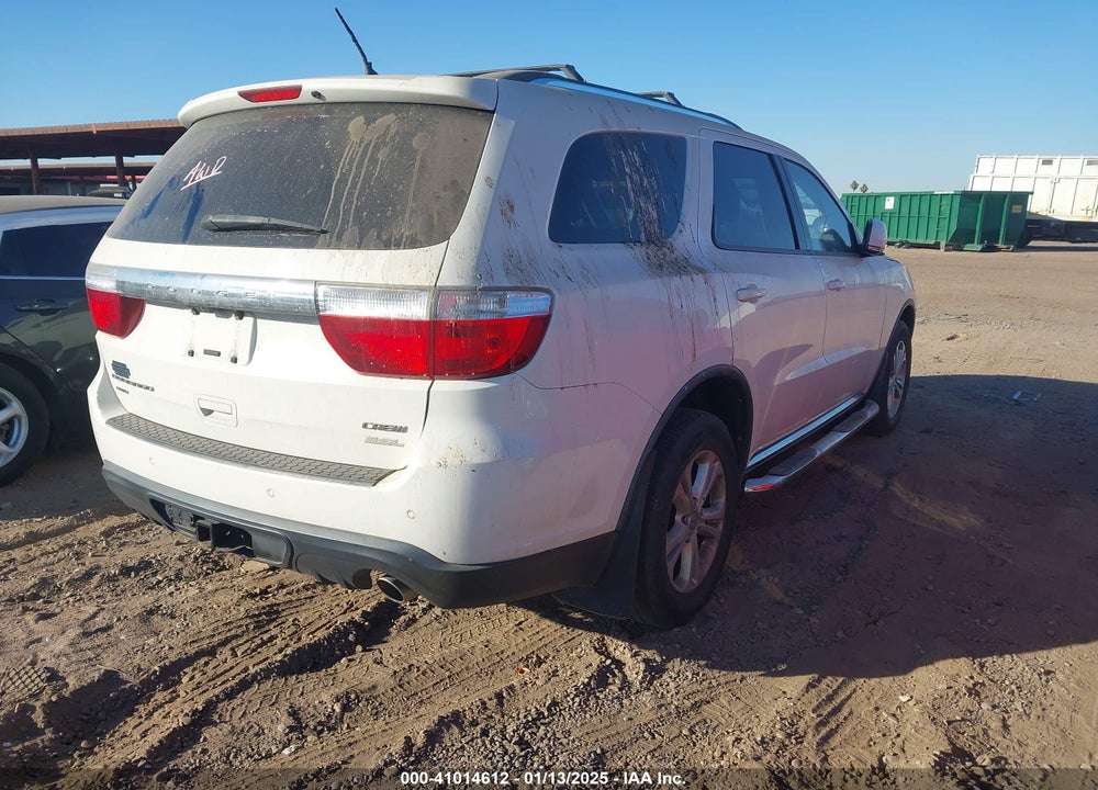 2012 DODGE DURANGO CREW VIN: 1C4RDJDG1CC100619