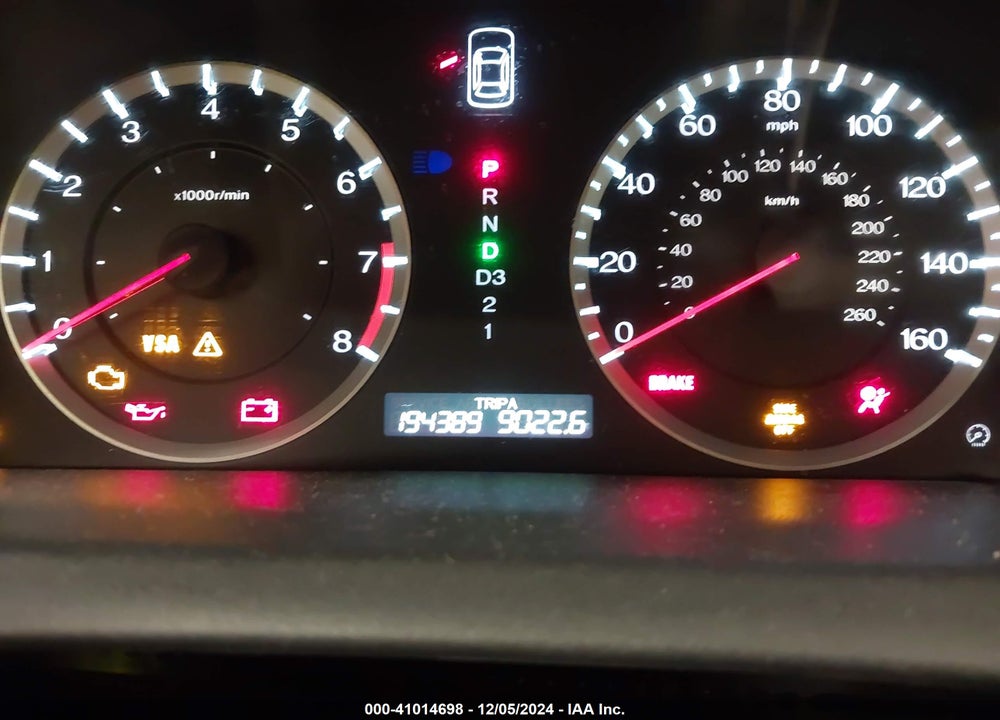 2010 HONDA ACCORD 2.4 LX-P VIN: 1HGCP2F40AA018784