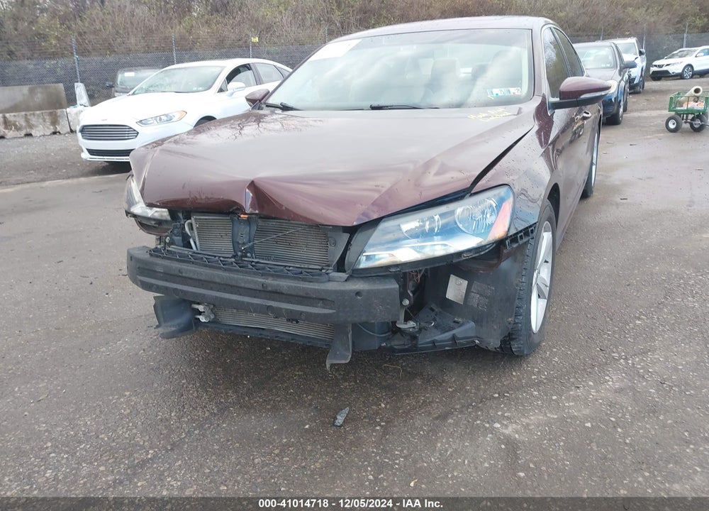 2012 VOLKSWAGEN PASSAT 2.5L SE VIN: 1VWBP7A32CC089415