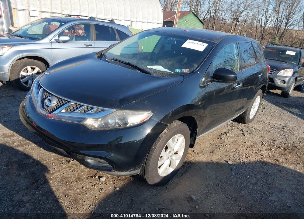 2012 NISSAN MURANO S VIN: JN8AZ1MW4CW209018