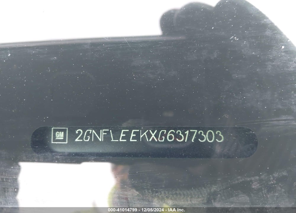 2016 CHEVROLET EQUINOX LS VIN: 2GNFLEEKXG6317303