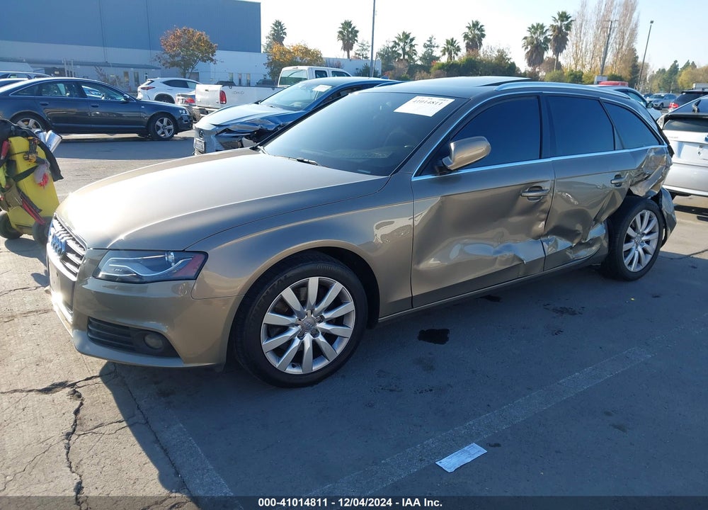 2010 AUDI A4 2.0T PREMIUM VIN: WAUWFAFL0AA036389