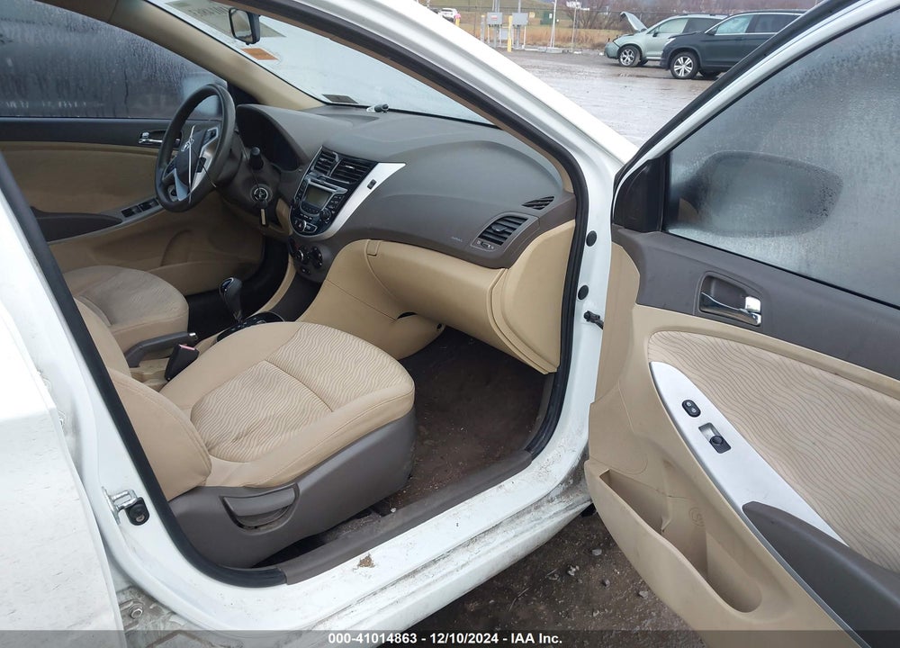 2012 HYUNDAI ACCENT GLS VIN: KMHCU4AE4CU129032