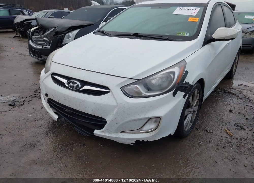 2012 HYUNDAI ACCENT GLS VIN: KMHCU4AE4CU129032