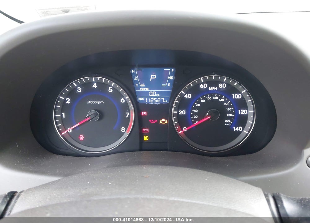 2012 HYUNDAI ACCENT GLS VIN: KMHCU4AE4CU129032