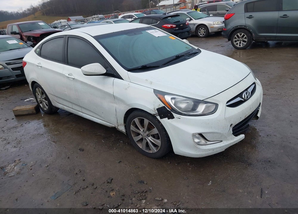 2012 HYUNDAI ACCENT GLS VIN: KMHCU4AE4CU129032