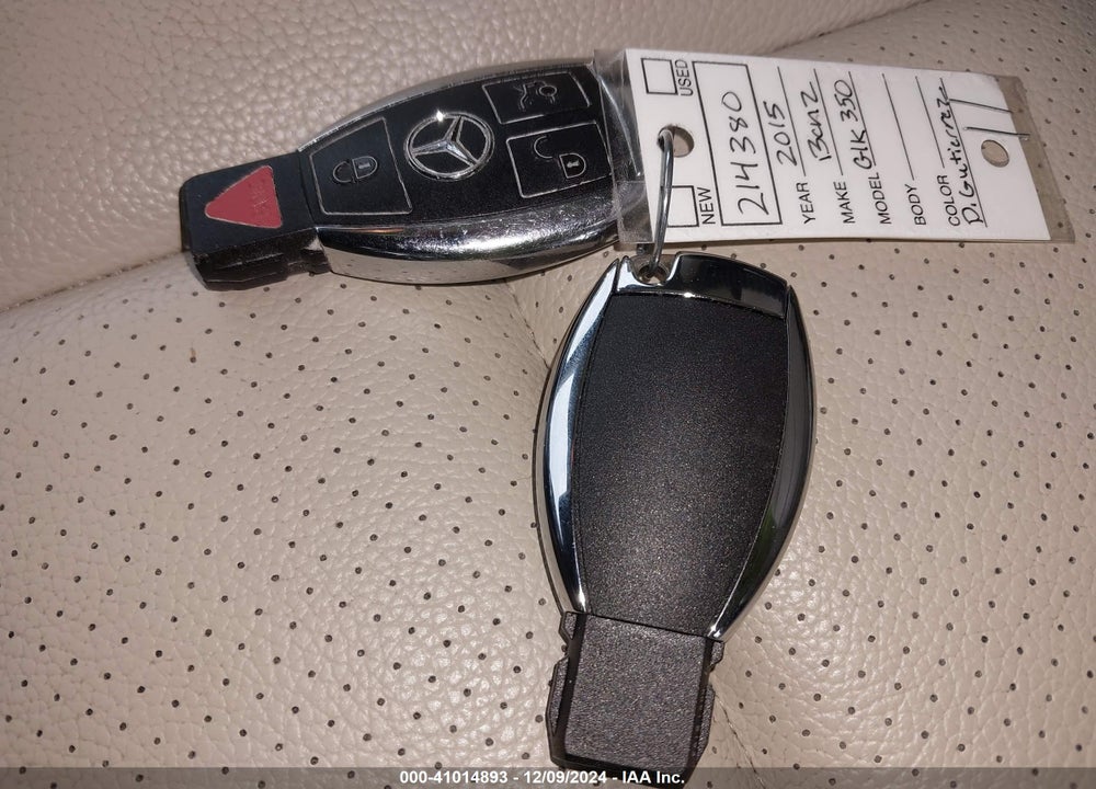 2015 MERCEDES-BENZ GLK 350 4MATIC VIN: WDCGG8JB2FG441020