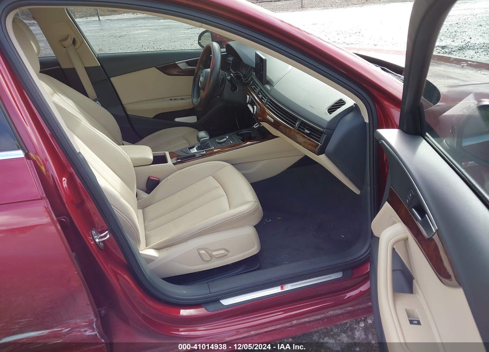 2018 AUDI A4 VIN: WAUENAF48JN010400