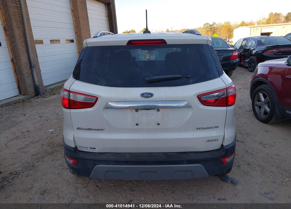 2018 FORD ECOSPORT TITANIUM VIN: MAJ6P1WL0JC173522