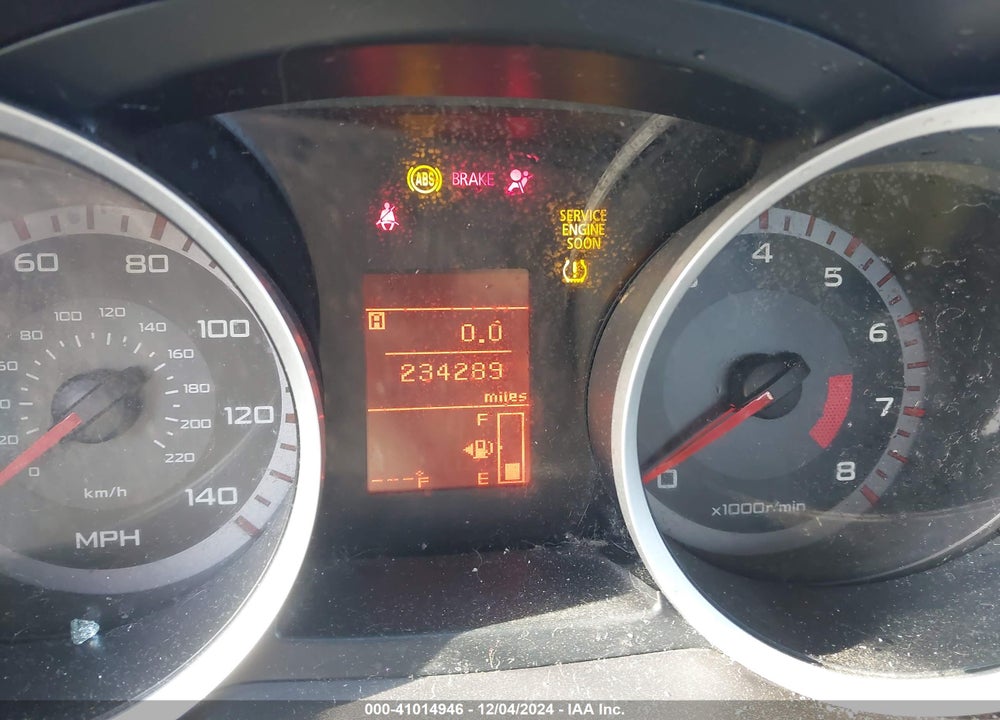 2009 MITSUBISHI LANCER ES/ES SPORT VIN: JA3AU26UX9U023224