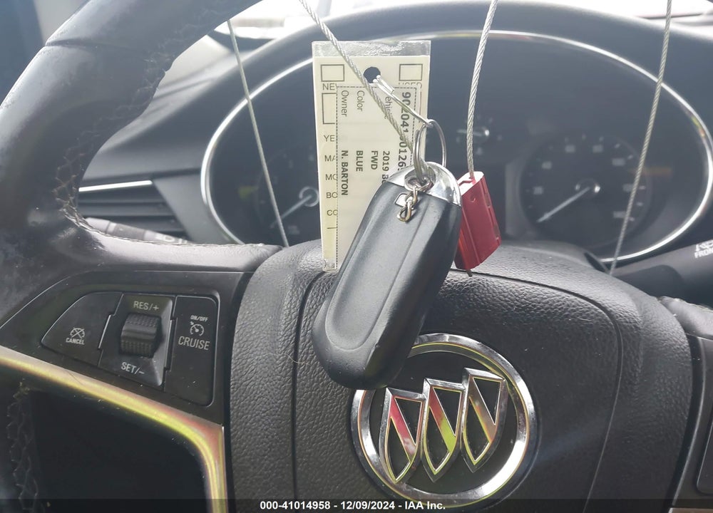 2019 BUICK ENCORE FWD PREFERRED VIN: KL4CJASB8KB730822