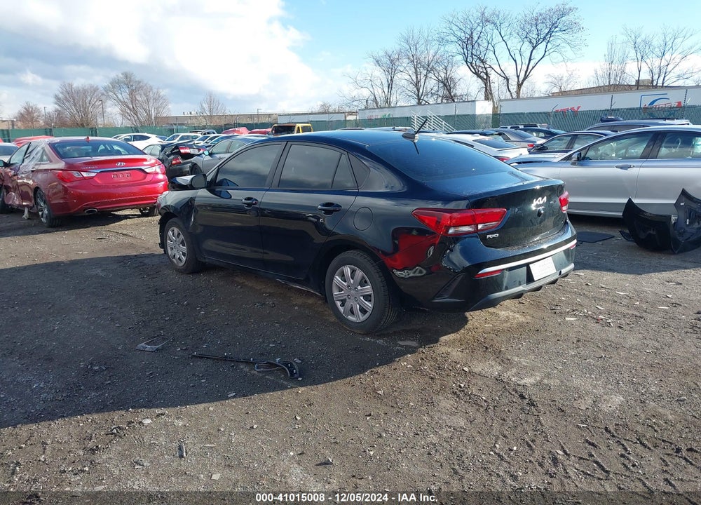 2022 KIA RIO VIN: 3KPA24AD5NE433853