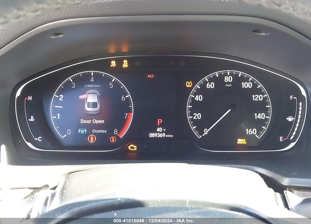 2018 HONDA ACCORD EX-L 2.0T VIN: 1HGCV2F63JA037935