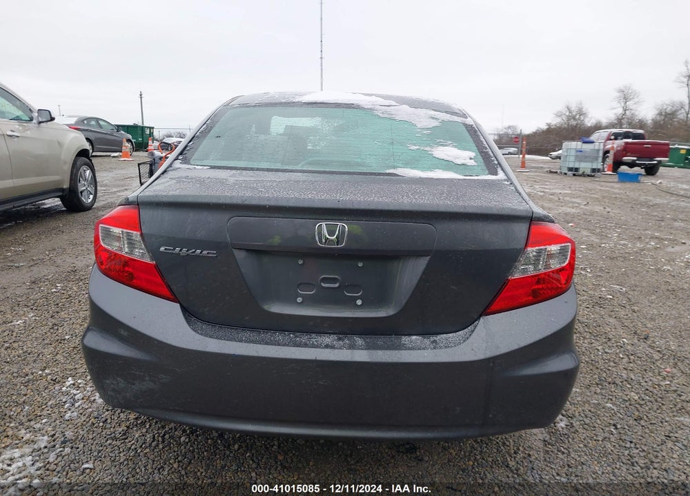 2012 HONDA CIVIC LX VIN: 19XFB2E51CE068498