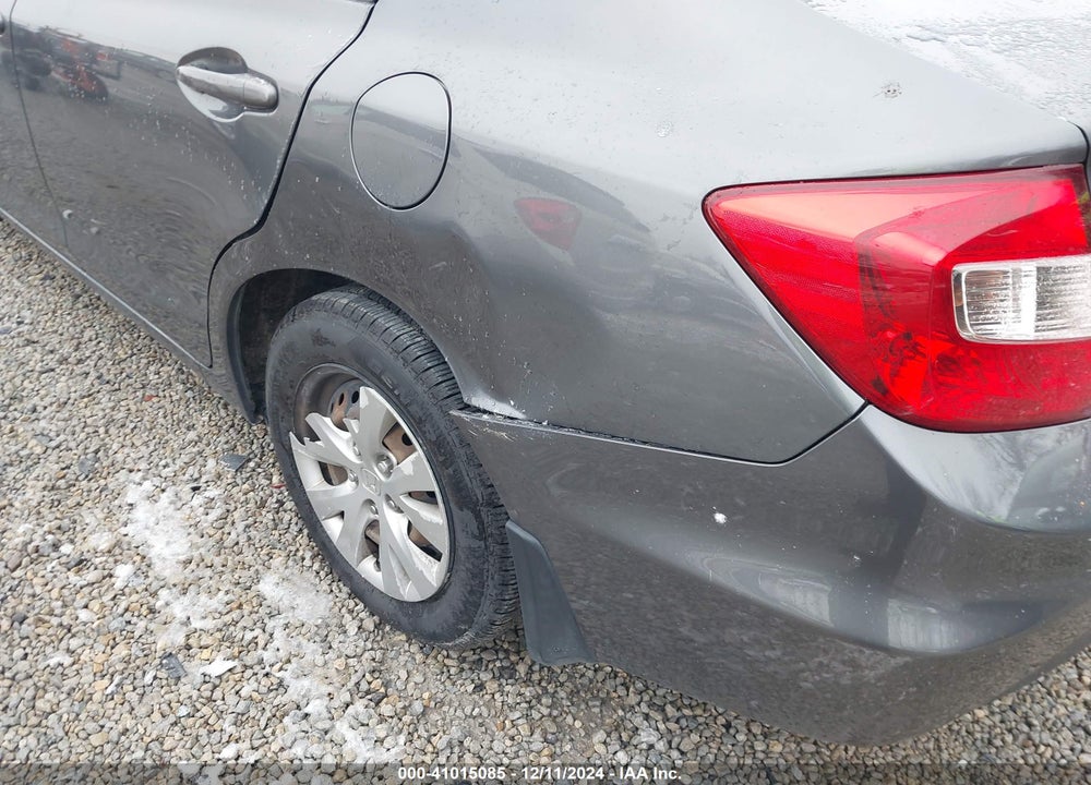 2012 HONDA CIVIC LX VIN: 19XFB2E51CE068498