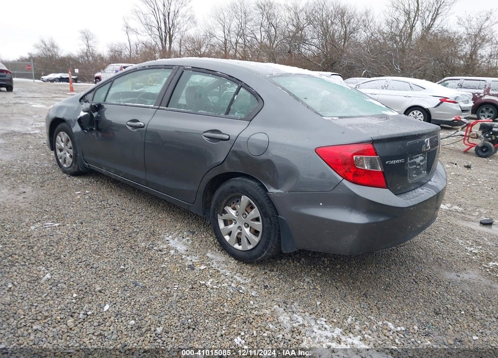 2012 HONDA CIVIC LX VIN: 19XFB2E51CE068498