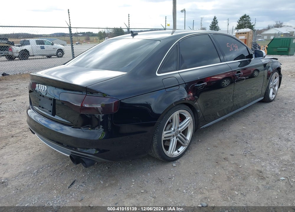 2013 AUDI S4 3.0T PREMIUM PLUS VIN: WAUKGAFLXDA068864