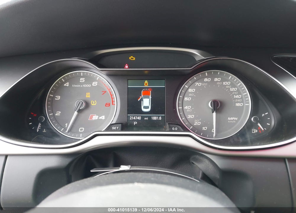 2013 AUDI S4 3.0T PREMIUM PLUS VIN: WAUKGAFLXDA068864