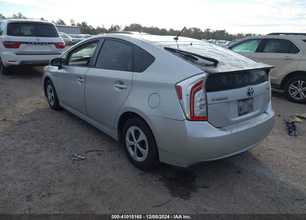 2012 TOYOTA PRIUS TWO VIN: JTDKN3DU2C5501679