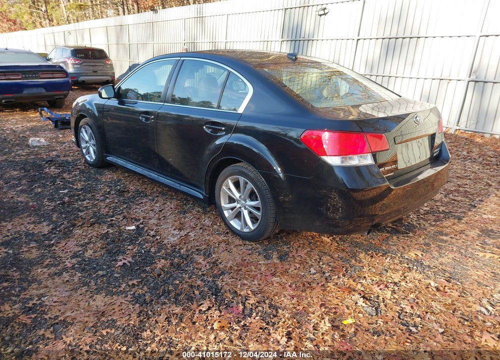 2013 SUBARU LEGACY 2.5I LIMITED VIN: 4S3BMBK6XD3048071