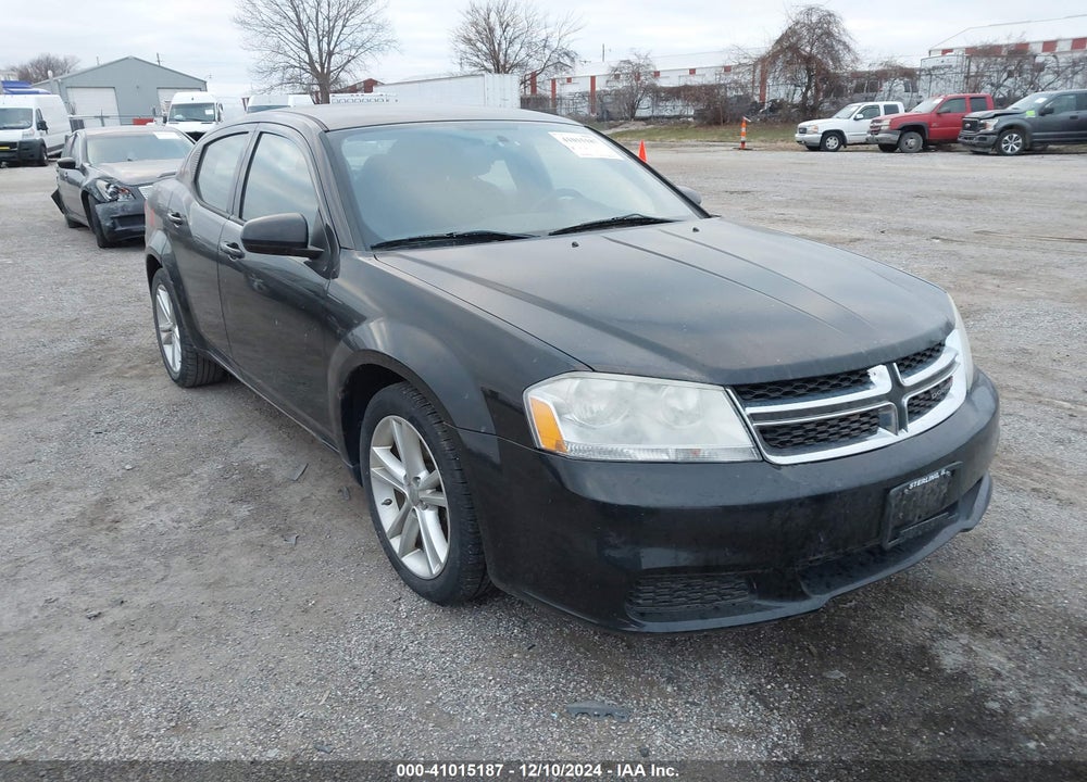 2012 DODGE AVENGER SXT VIN: 1C3CDZCB4CN243521