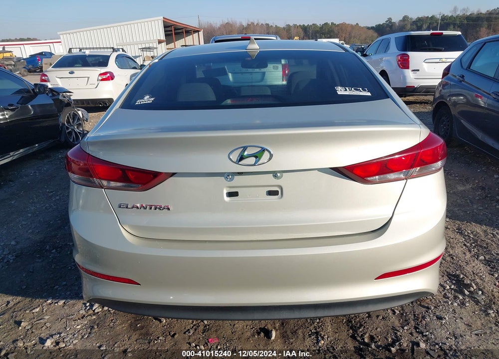 2017 HYUNDAI ELANTRA VALUE EDITION VIN: KMHD84LFXHU418101