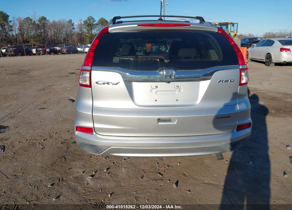 2015 HONDA CR-V TOURING VIN: 5J6RM4H98FL076220