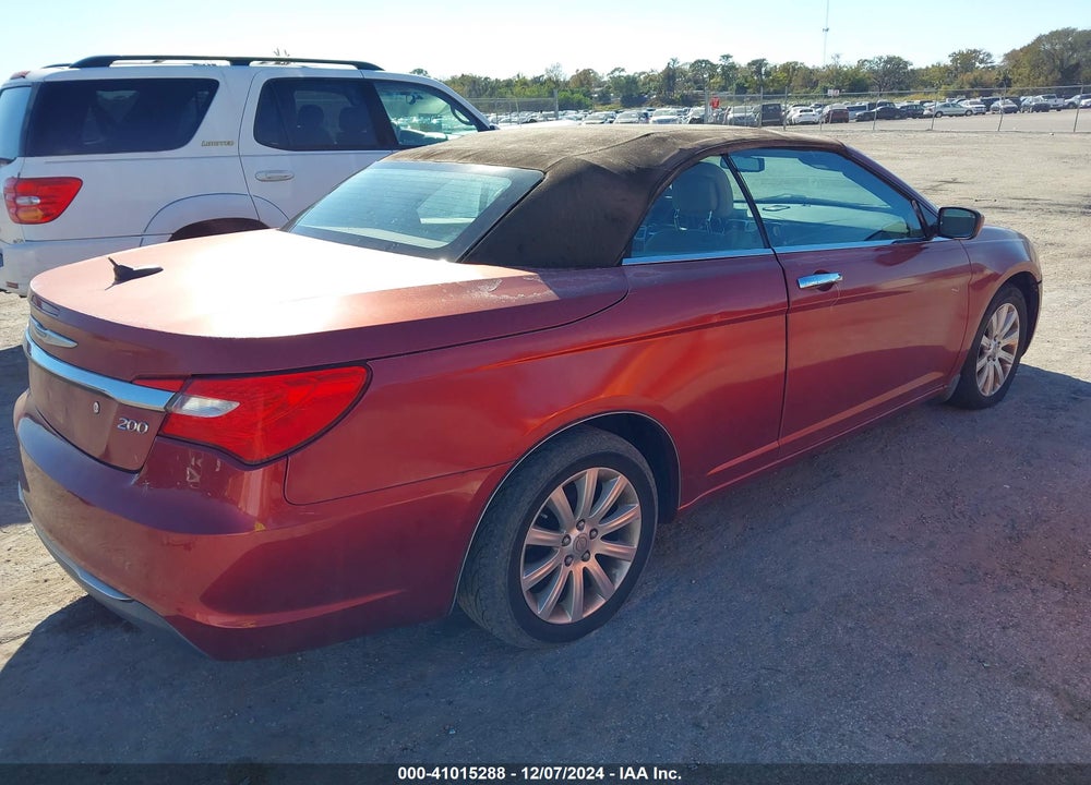 2011 CHRYSLER 200 TOURING VIN: 1C3BC2EG4BN530340