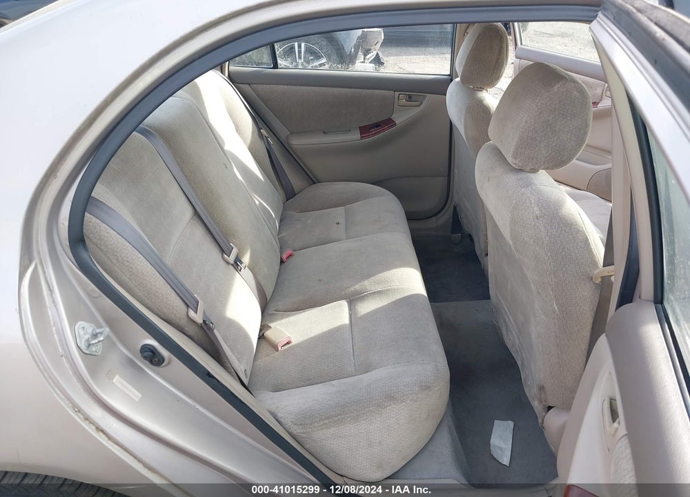 2003 TOYOTA COROLLA LE VIN: 2T1BR38EX3C127655