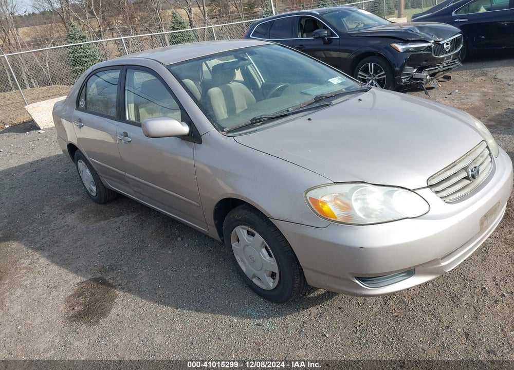 2003 TOYOTA COROLLA LE VIN: 2T1BR38EX3C127655