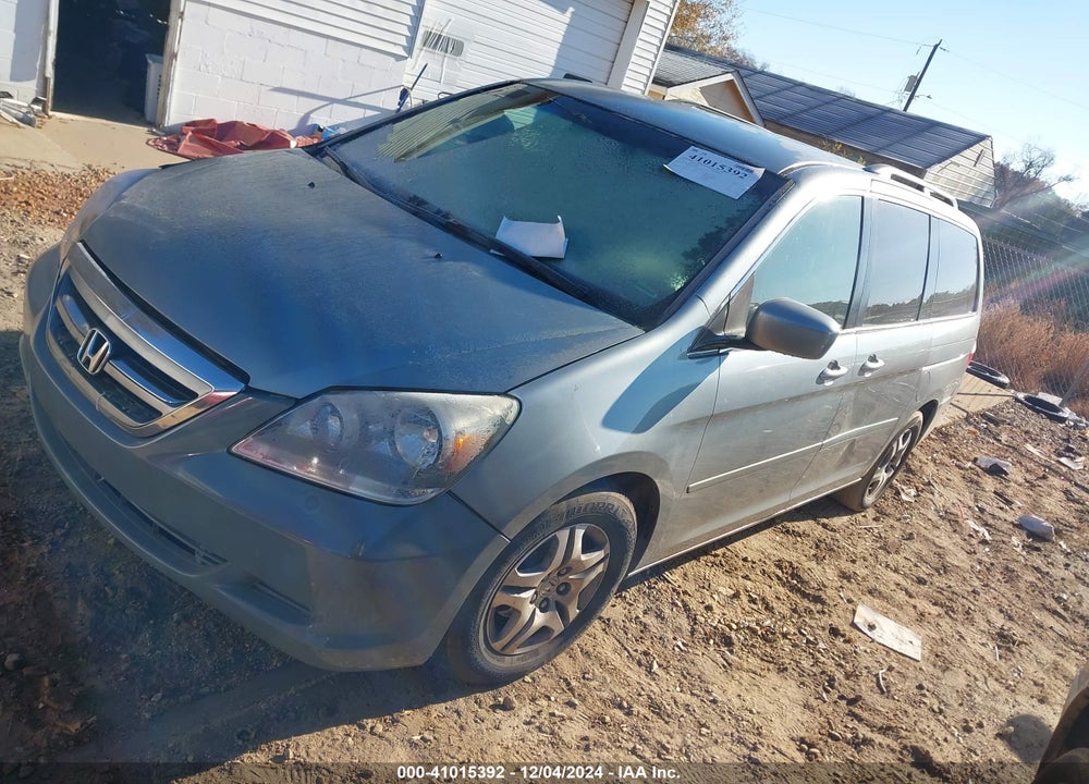 2007 HONDA ODYSSEY EX VIN: 5FNRL38407B027640