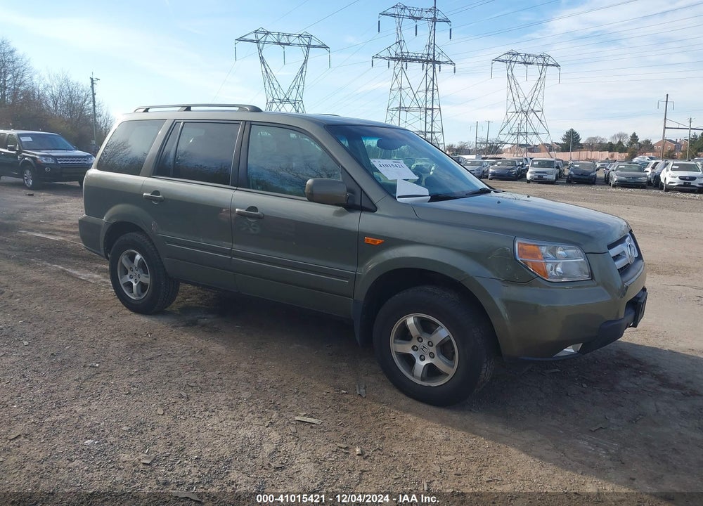 2008 HONDA PILOT EX-L VIN: 5FNYF18788B014640