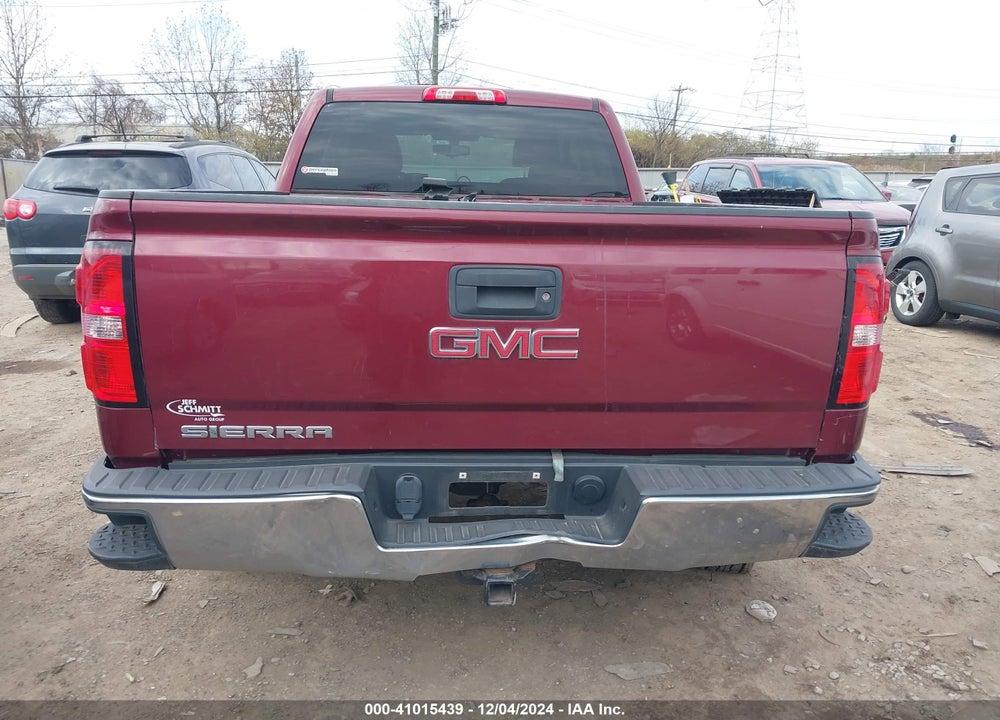 2015 GMC SIERRA 1500 VIN: 1GTR1TEH8FZ324564