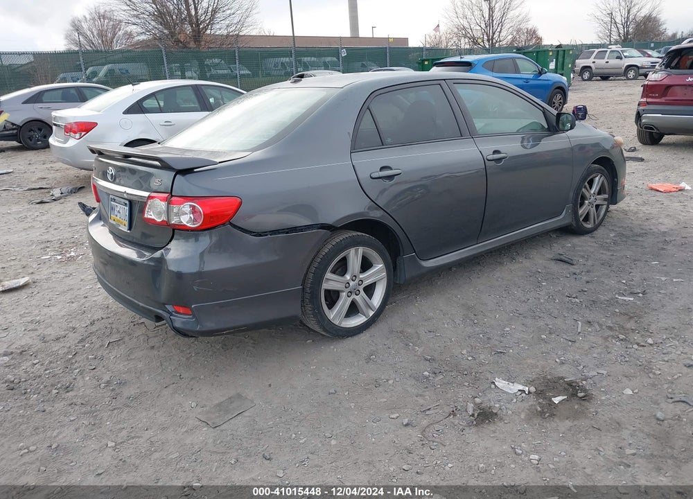 2013 TOYOTA COROLLA S VIN: 2T1BU4EE5DC110126
