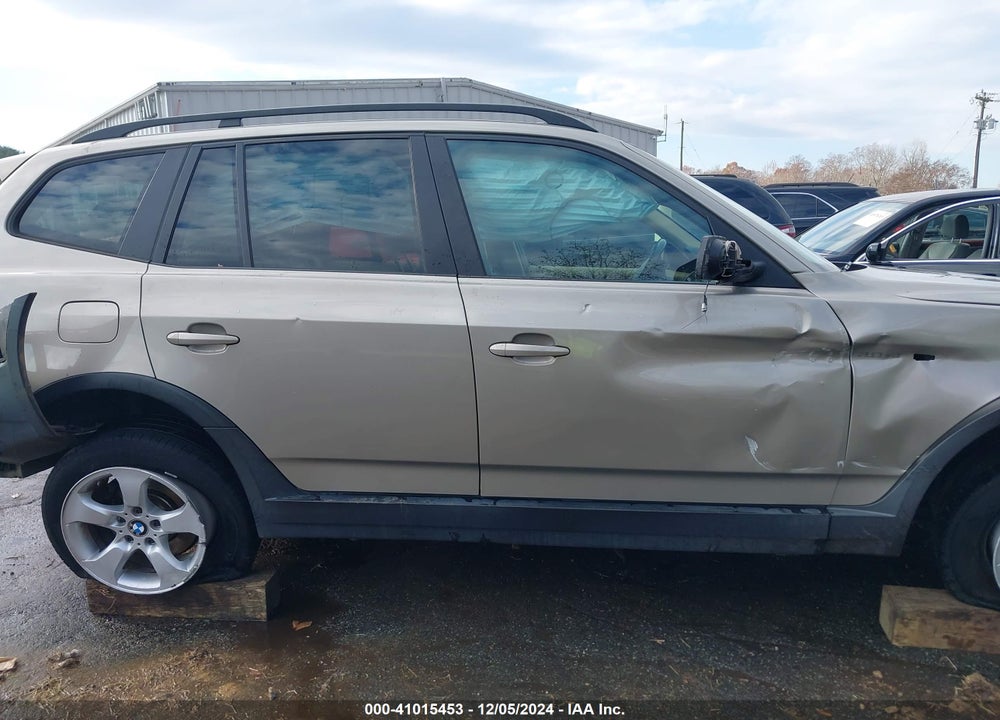 2007 BMW X3 3.0SI VIN: WBXPC93437WF09280