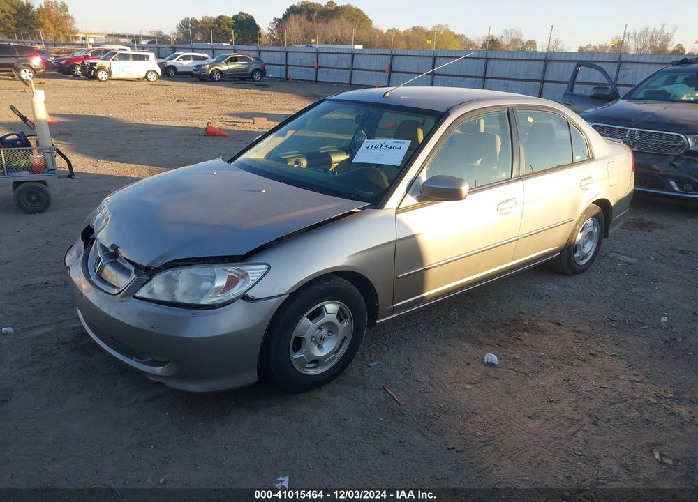 2004 HONDA CIVIC HYBRID VIN: JHMES96604S020189