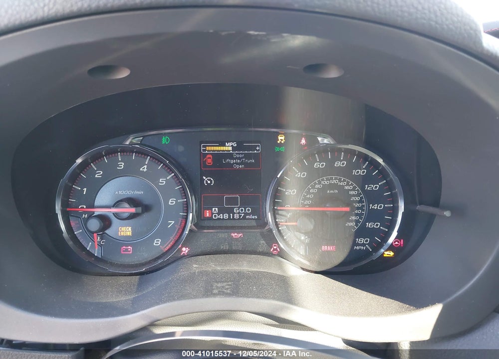 2020 SUBARU WRX VIN: JF1VA1A69L9827318