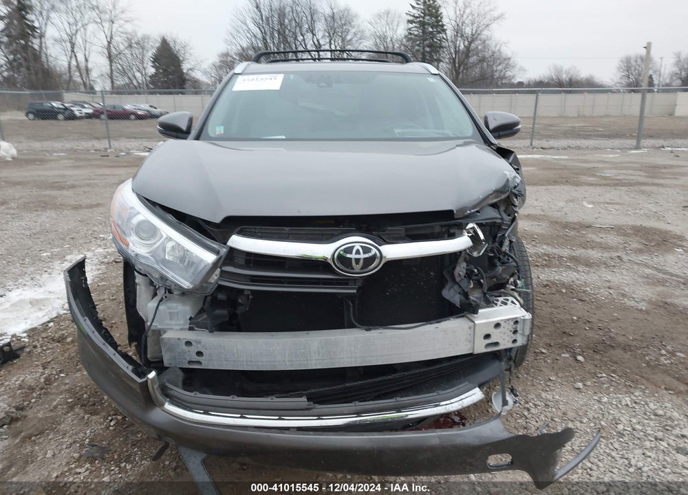 2016 TOYOTA HIGHLANDER LIMITED PLATINUM V6 VIN: 5TDDKRFH6GS336109