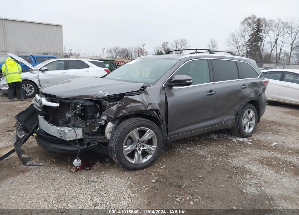 2016 TOYOTA HIGHLANDER LIMITED PLATINUM V6 VIN: 5TDDKRFH6GS336109