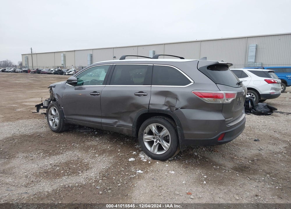 2016 TOYOTA HIGHLANDER LIMITED PLATINUM V6 VIN: 5TDDKRFH6GS336109