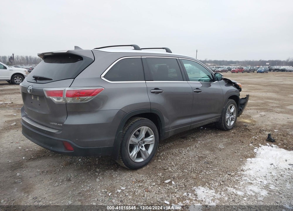 2016 TOYOTA HIGHLANDER LIMITED PLATINUM V6 VIN: 5TDDKRFH6GS336109