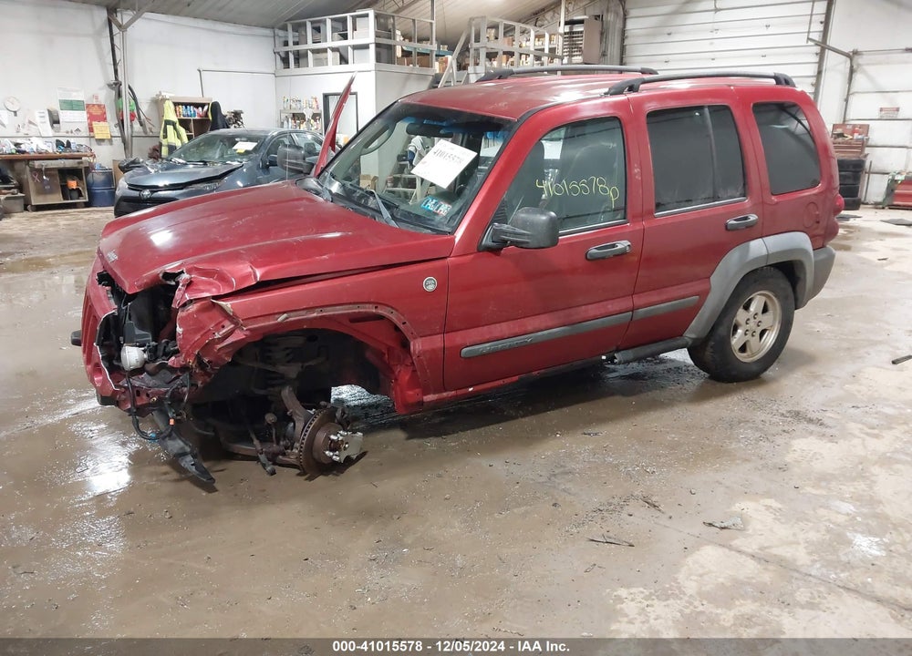 2005 JEEP LIBERTY SPORT VIN: 1J4GL48K05W712204
